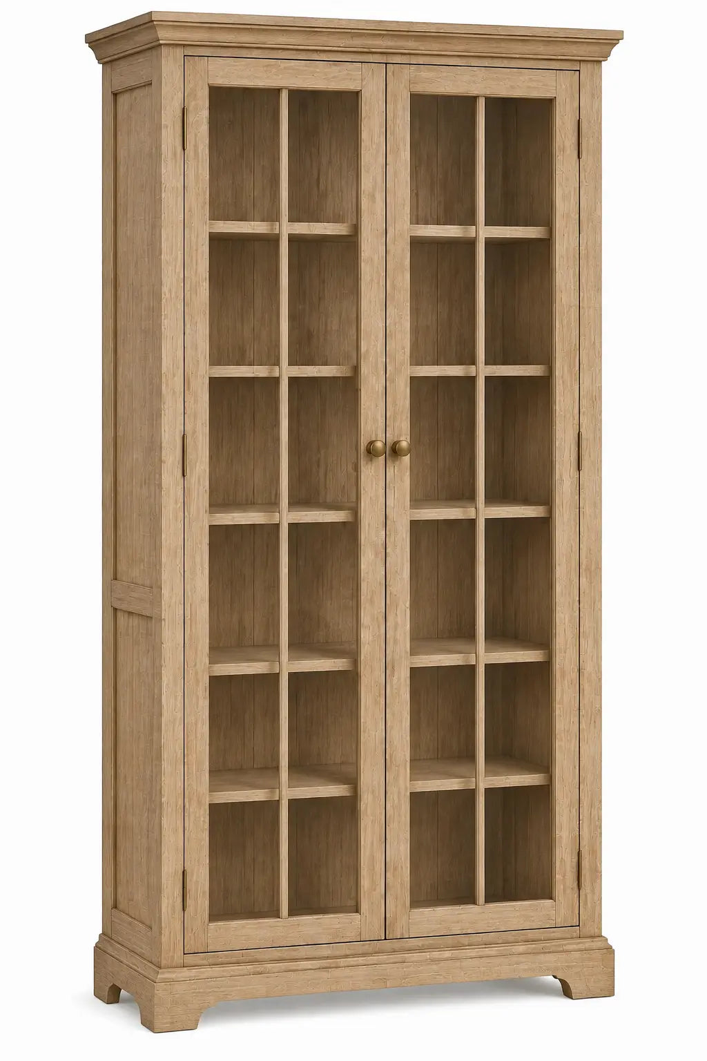 Vitrina de almacenamiento, marrón - hewnandharmonious